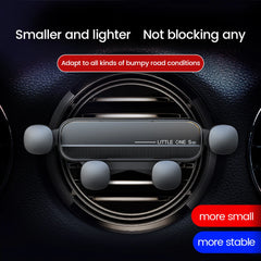 Air Vent Mount Cell Phone Holder in Car Gravity Car Phone Holder Mobile Support For iPhone Android Universal GPS Stand