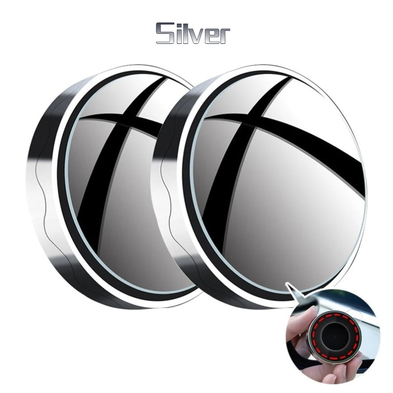 2PC Suction Cup Car Convex Blind Spot Mirror Wide Angle Adjustable Rearview HD 360 Degree  Extra Auxiliary Round Mirror Accessories